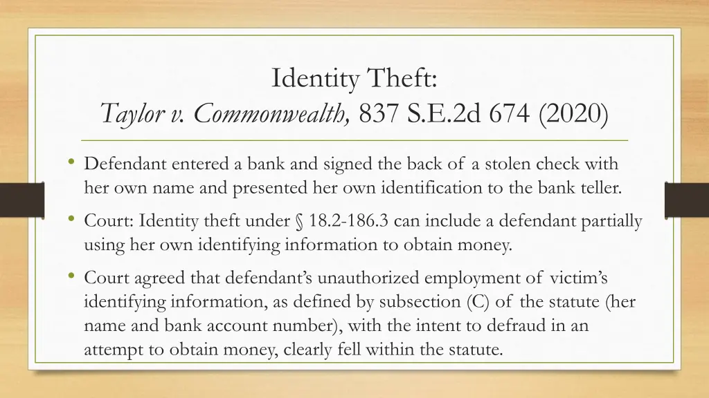 identity theft