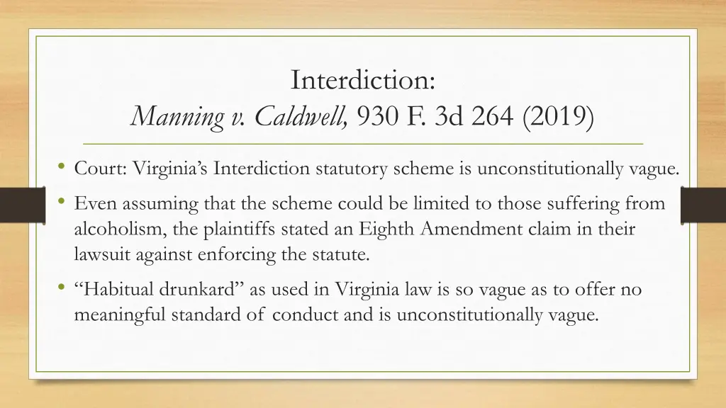 interdiction