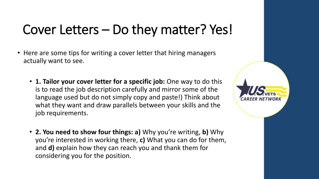 cover letters cover letters do they matter
