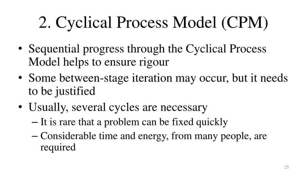 2 cyclical process model cpm