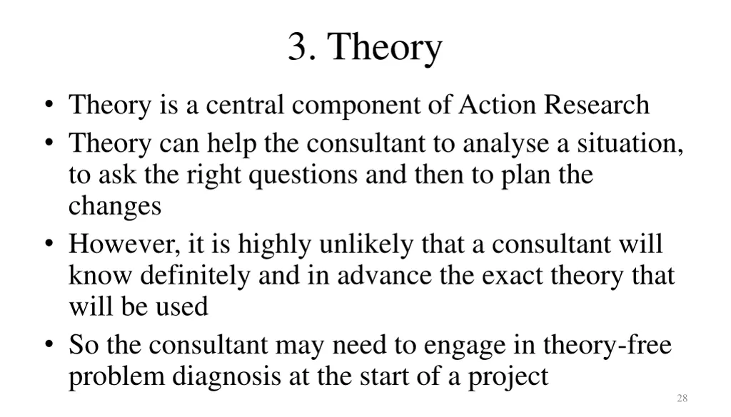 3 theory
