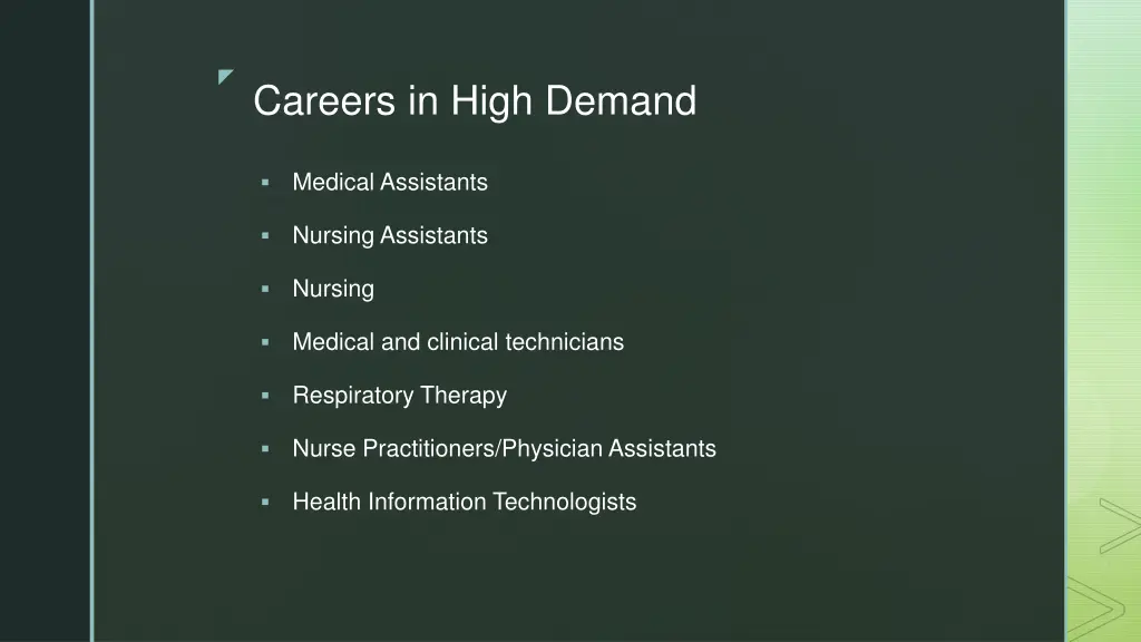 careers in high demand