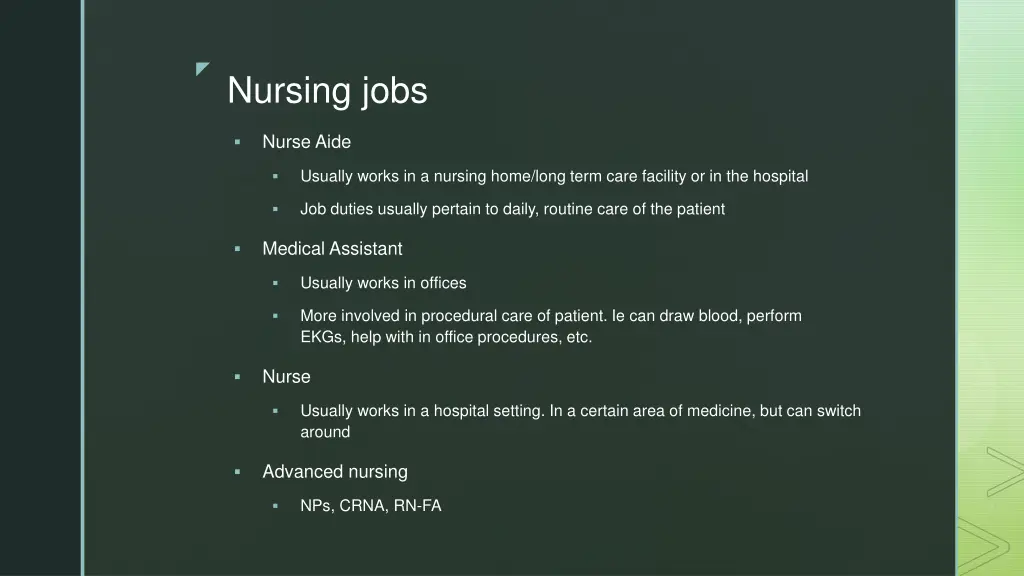 nursing jobs