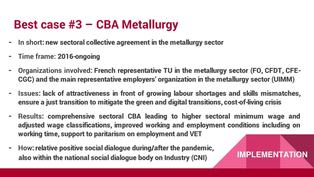 best case 3 cba metallurgy