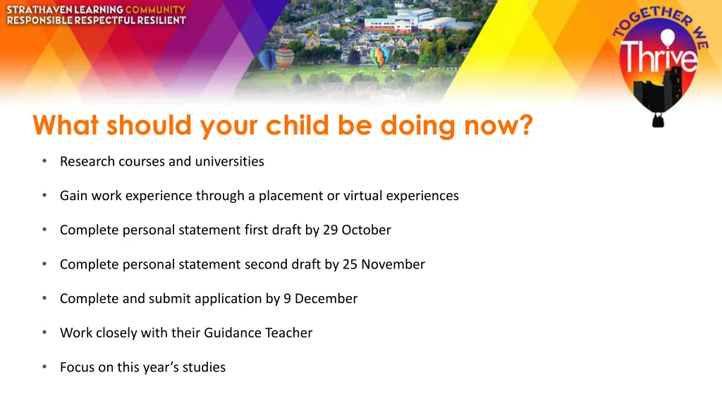 what should your child be doing now