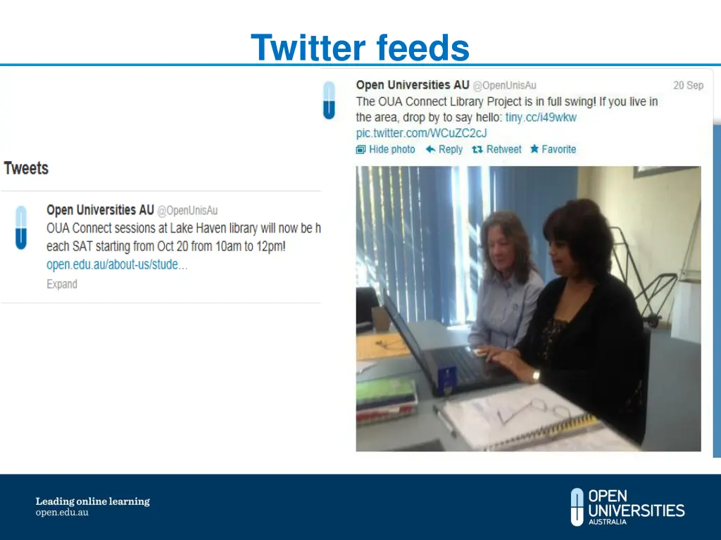 twitter feeds