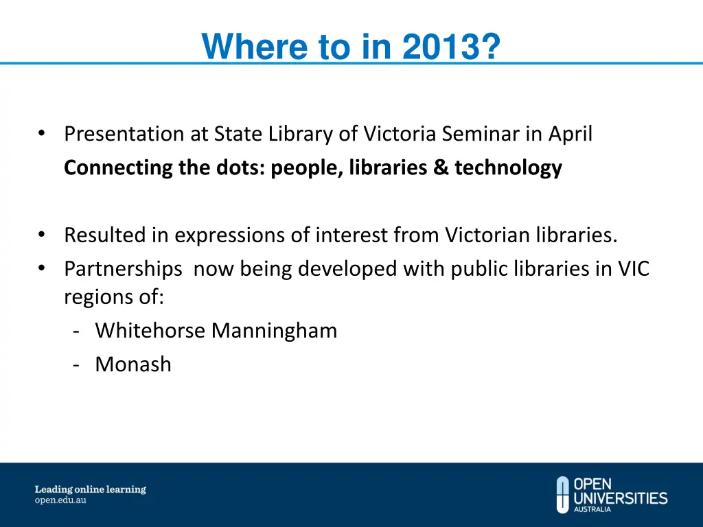 where to in 2013 1