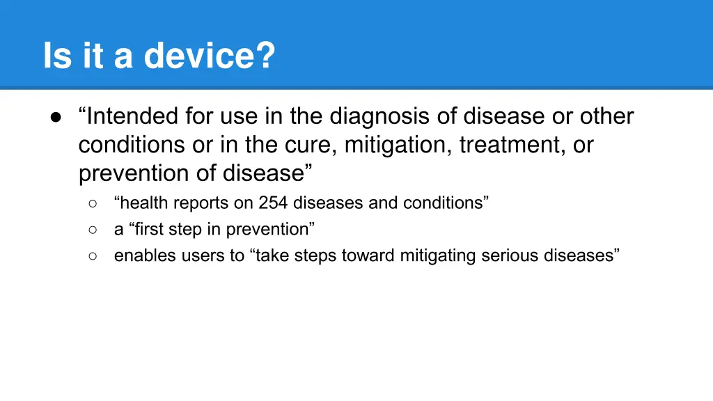 is it a device