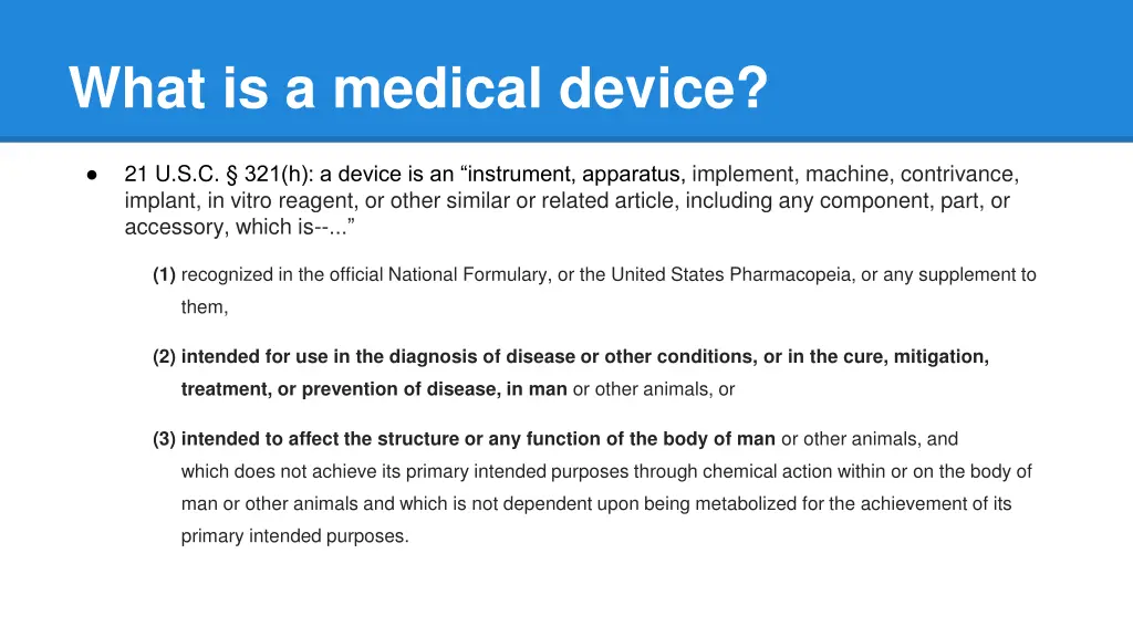 what is a medical device