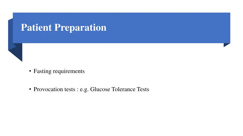 patient preparation
