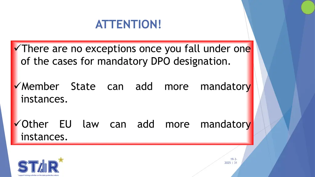 attention