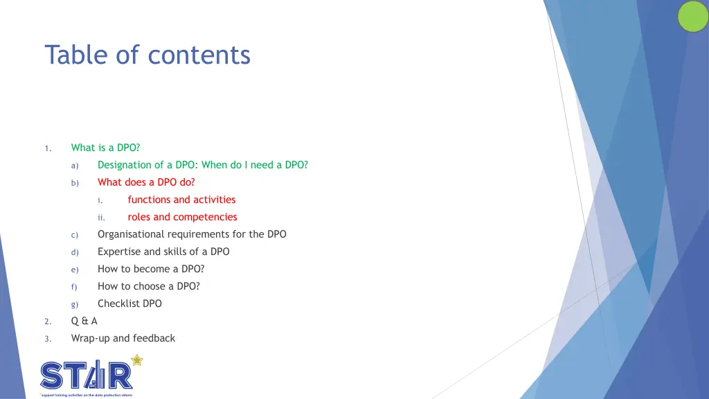 table of contents 2