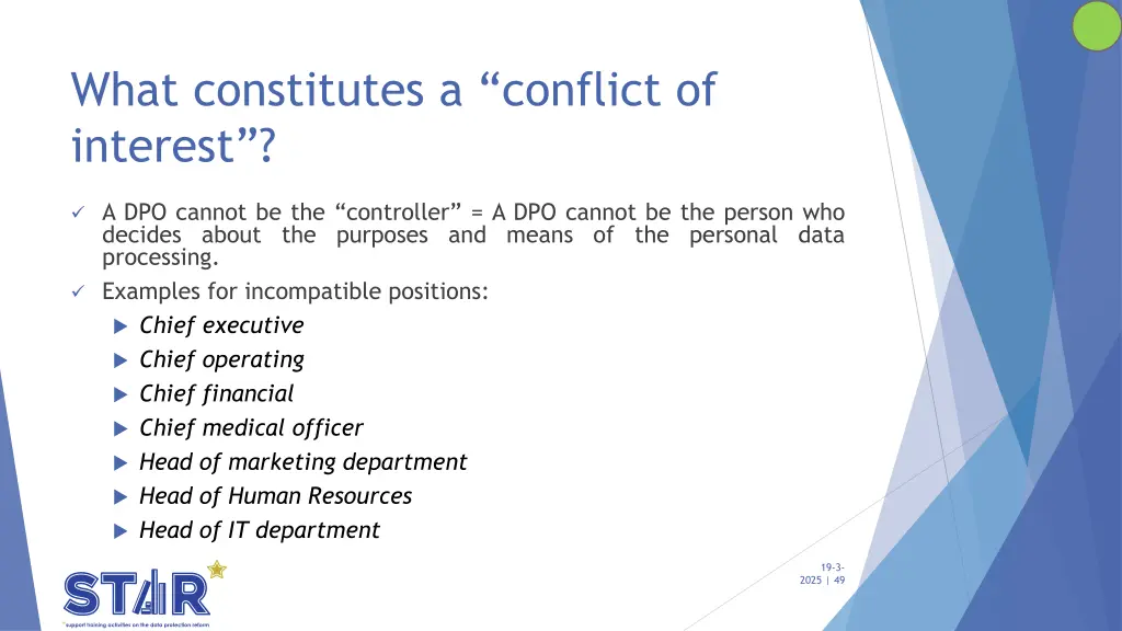 what constitutes a conflict of interest