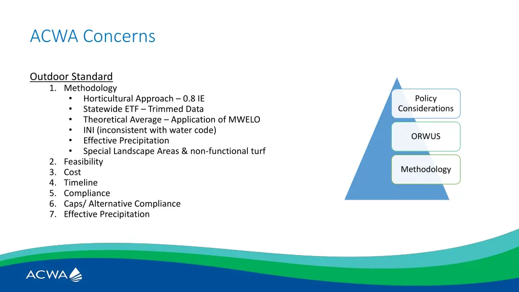 acwa concerns