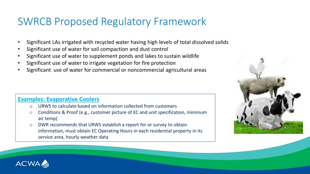 swrcb proposed regulatory framework