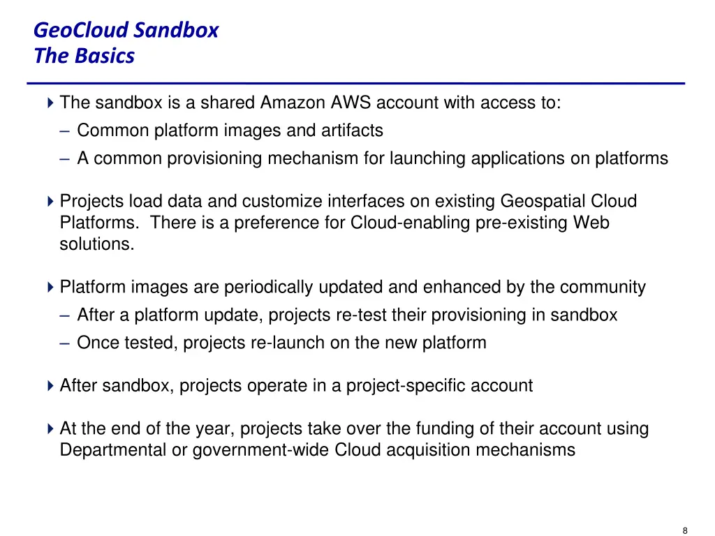 geocloud sandbox the basics
