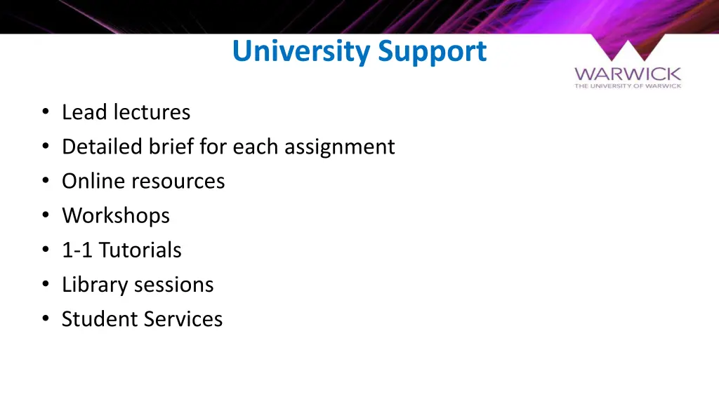 university support