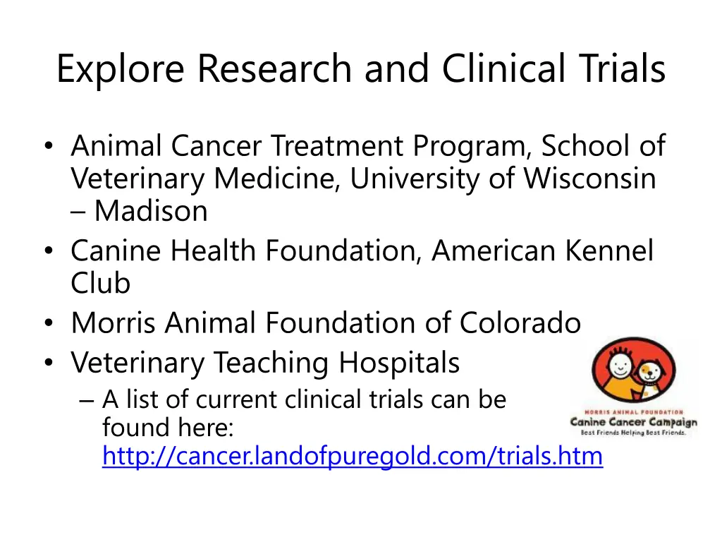 explore research and clinical trials