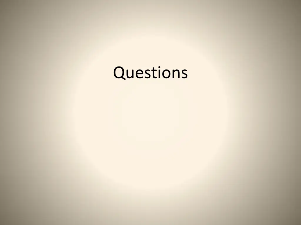 questions