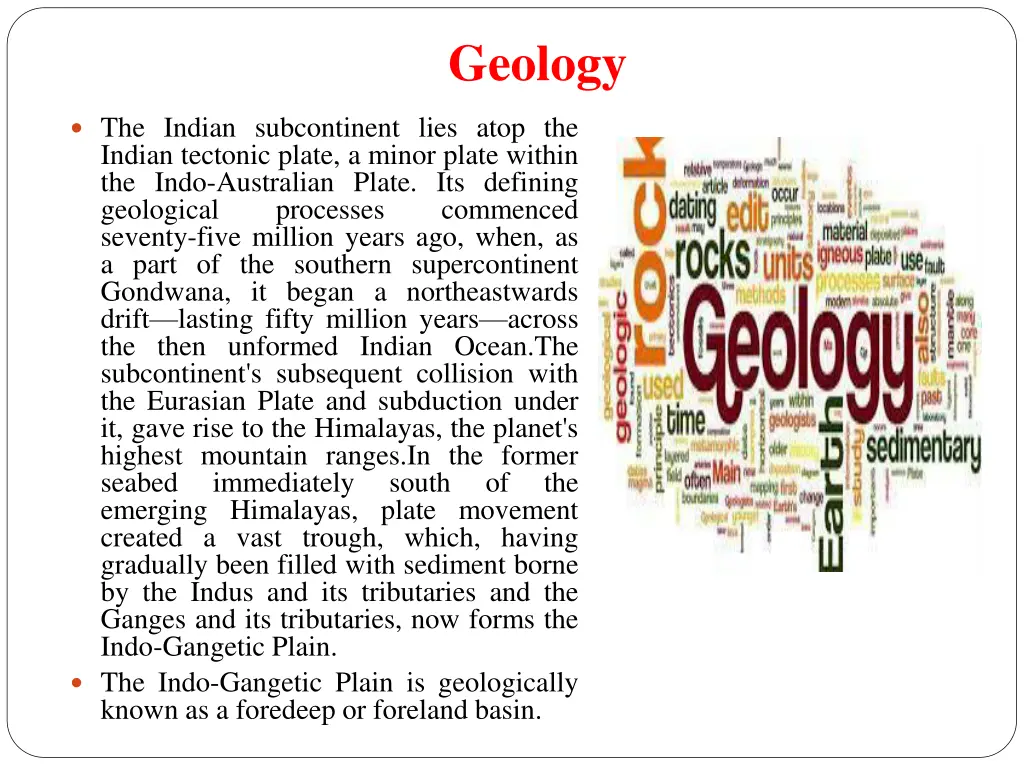 geology