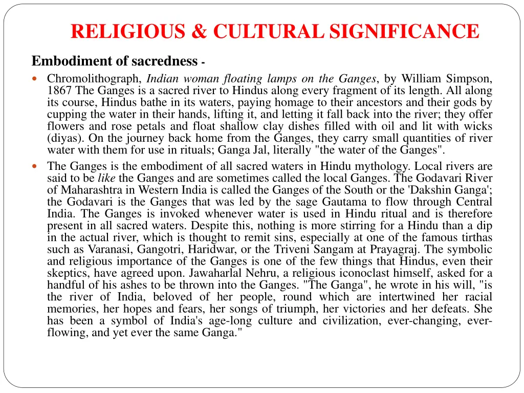 religious cultural significance