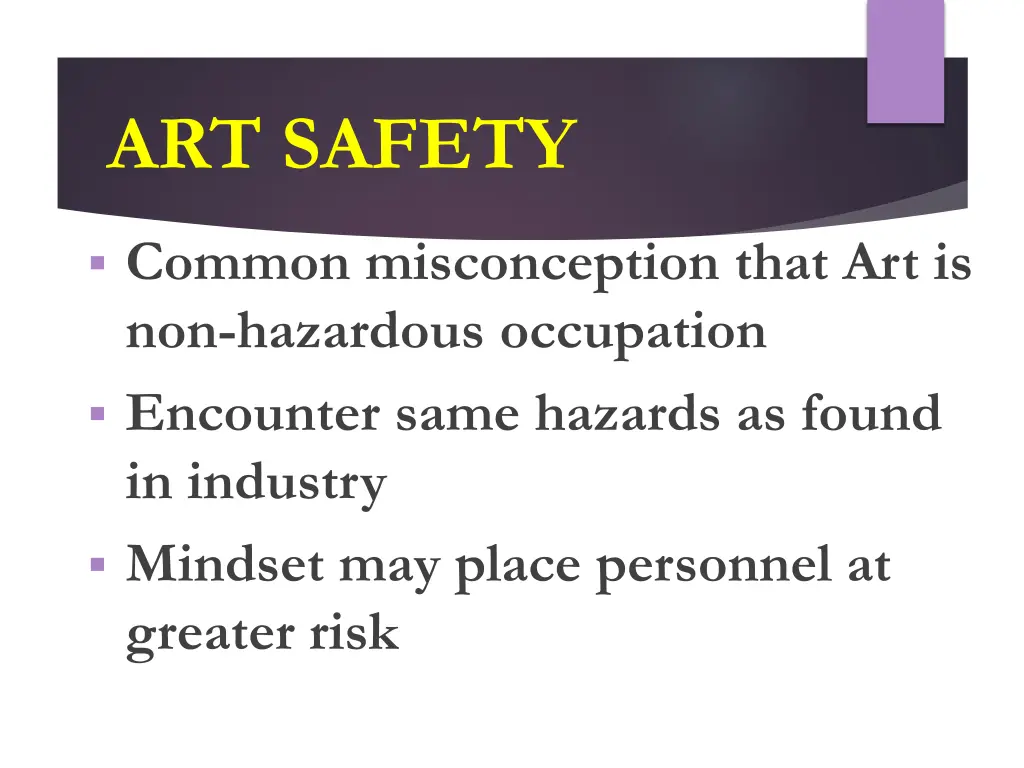 art safety 1