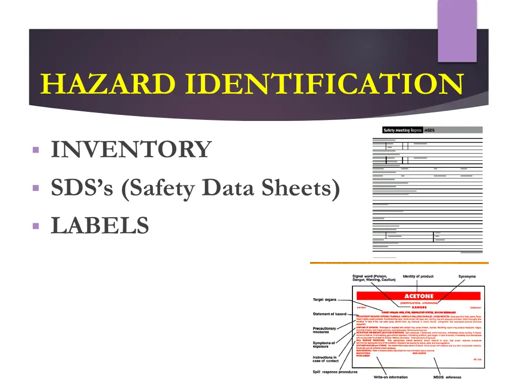 hazard identification