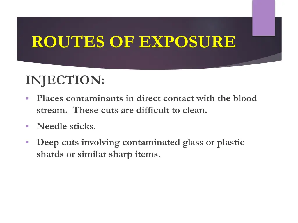 routes of exposure 4