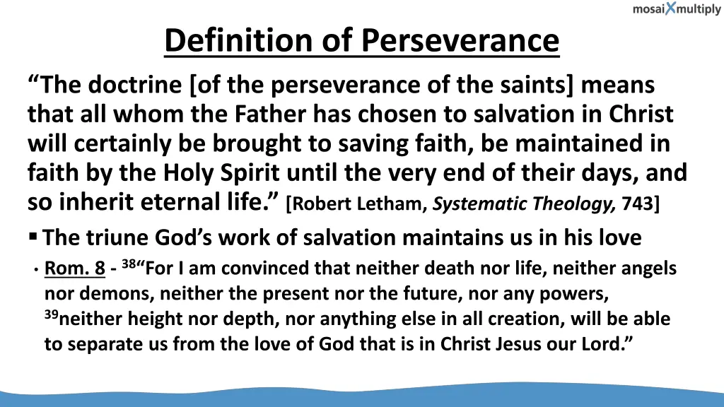 definition of perseverance