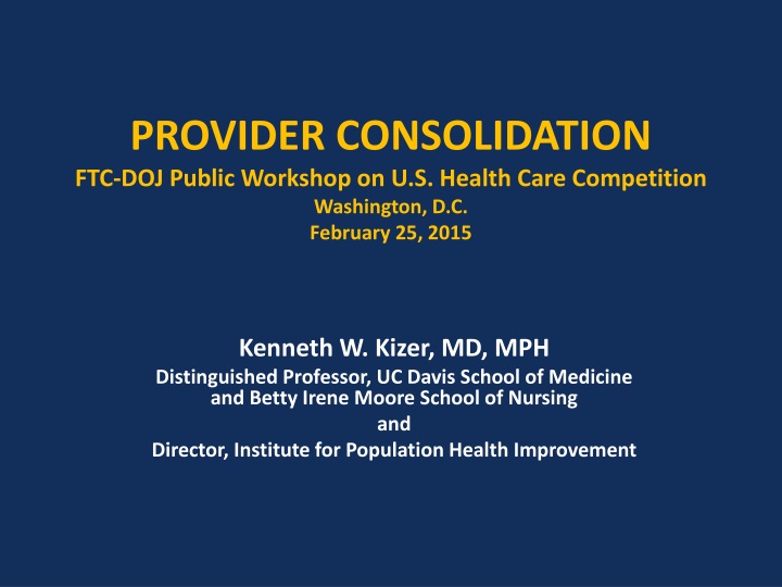 provider consolidation ftc doj public workshop