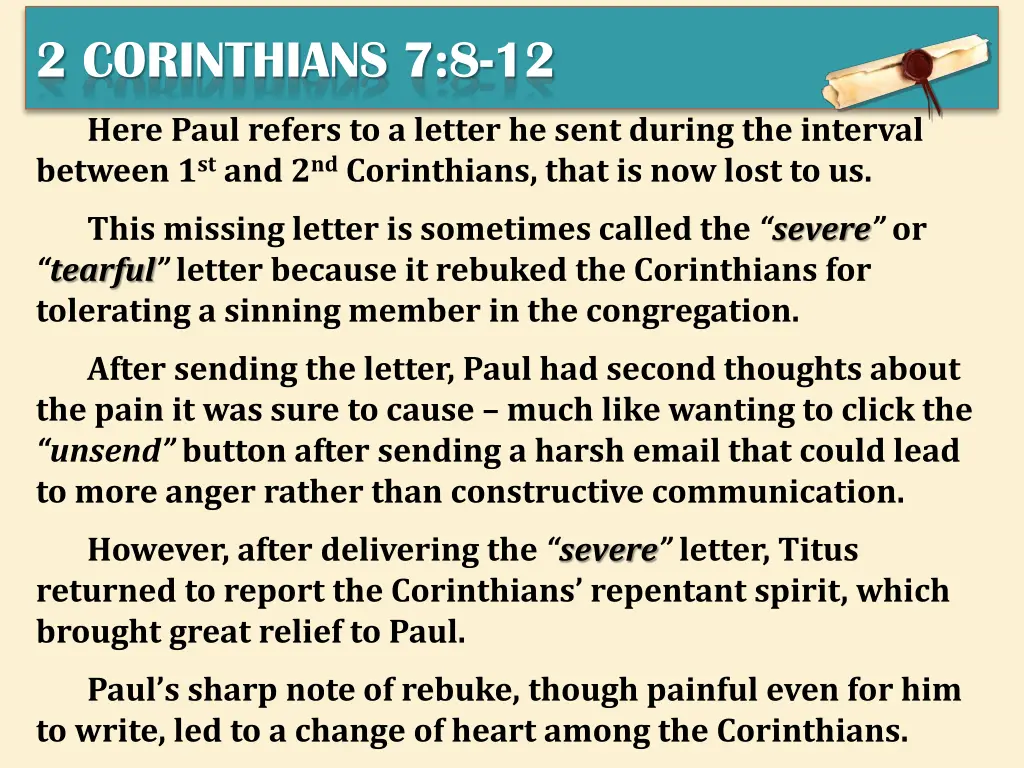 2 corinthians 7 8 12 1