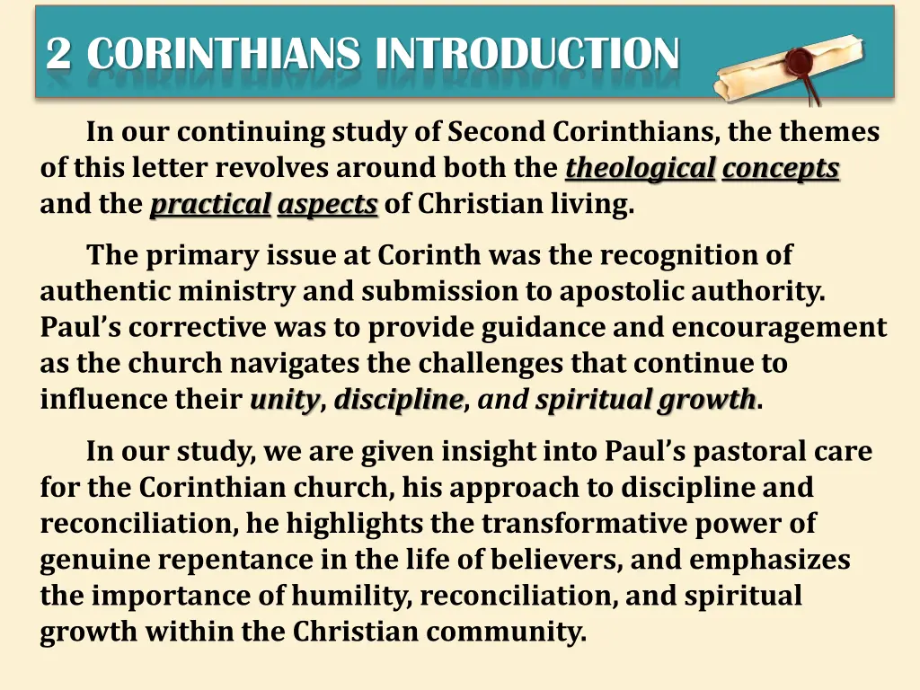 2 corinthians introduction