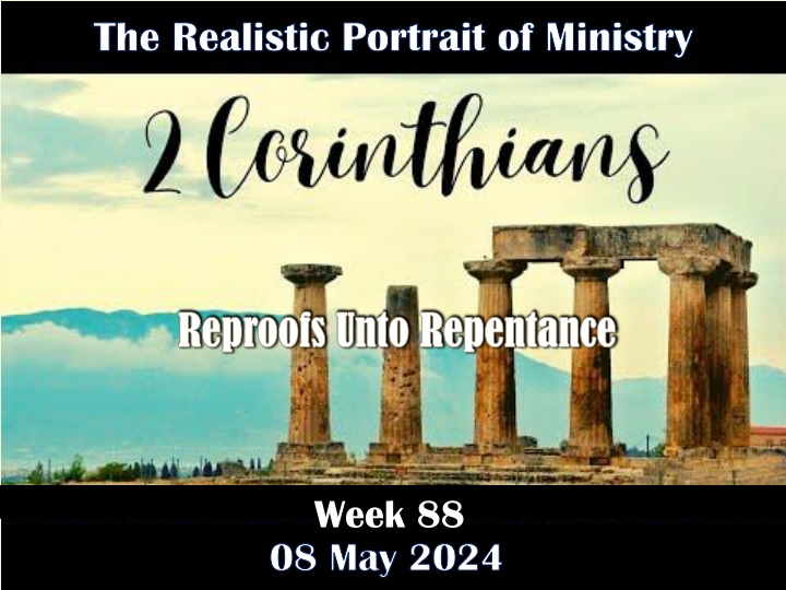 the realistic portrait of ministry the realistic