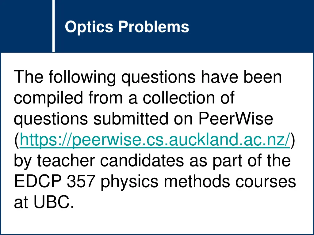 question title question title optics problems 1