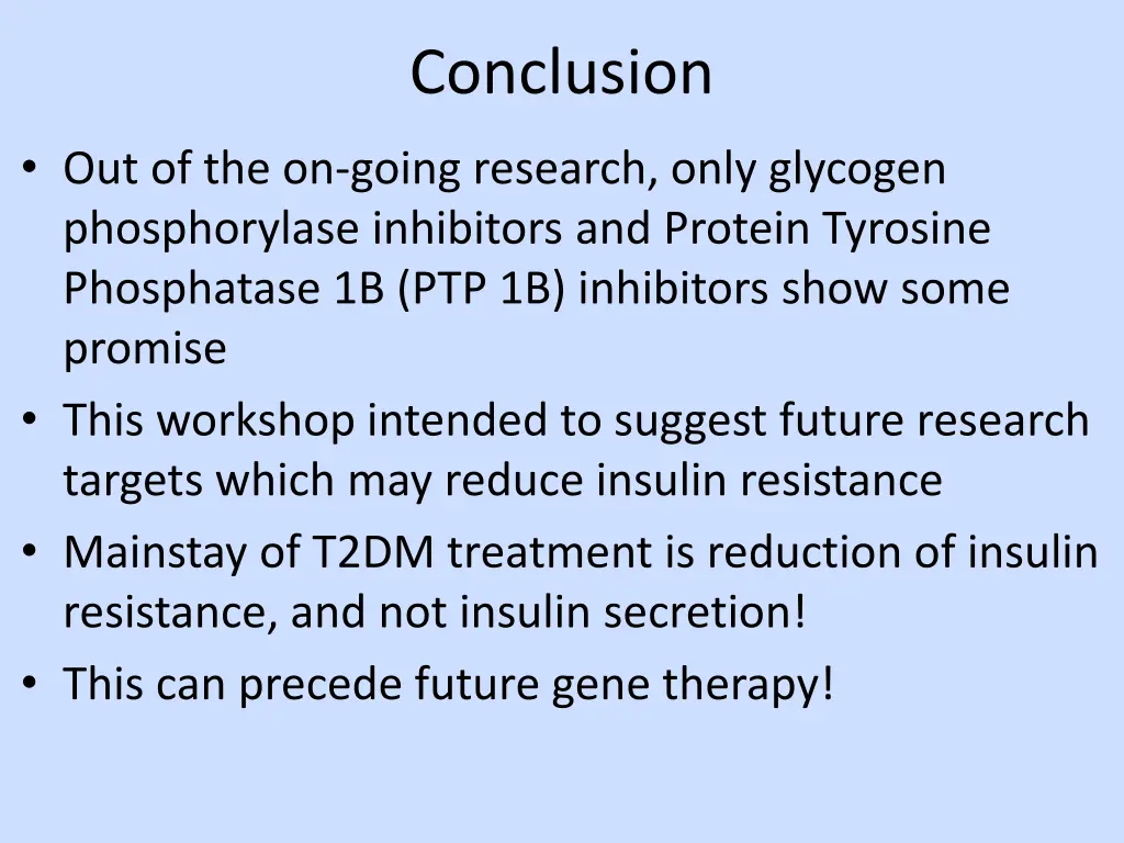 conclusion 1
