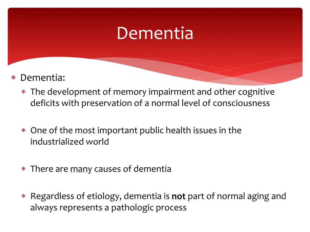 dementia