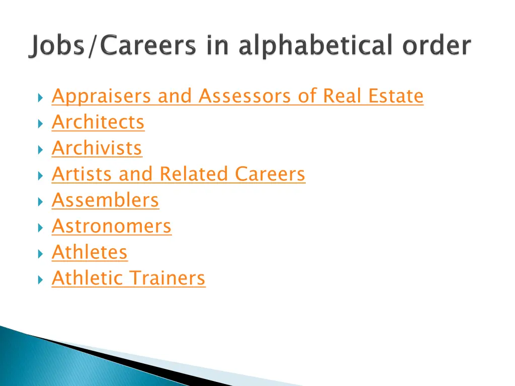 appraisers and assessors of real estate