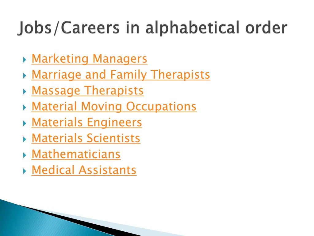 marketing managers marriage and family therapists