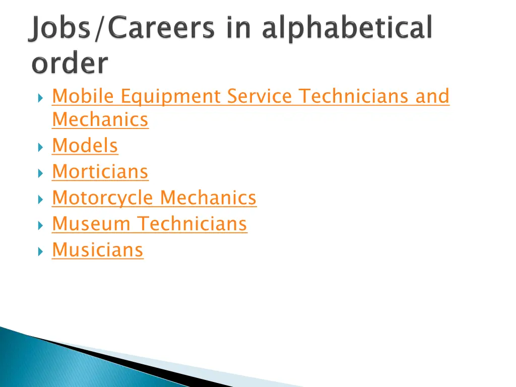 mobile equipment service technicians