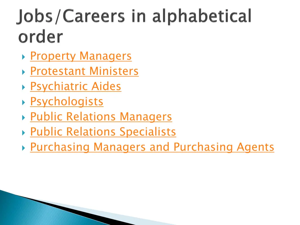 property managers protestant ministers