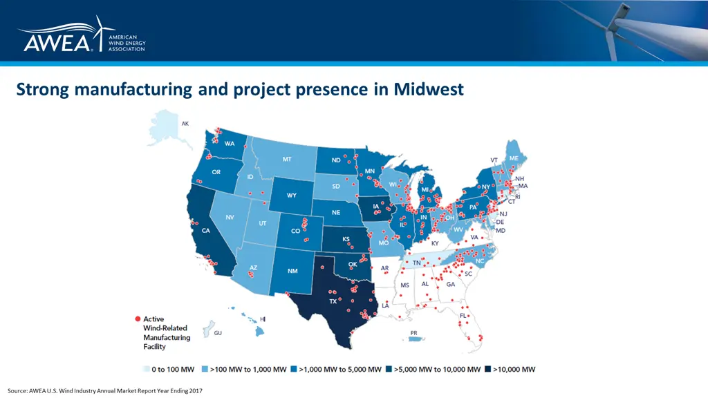 strong manufacturing and project presence