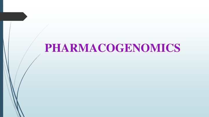 pharmacogenomics