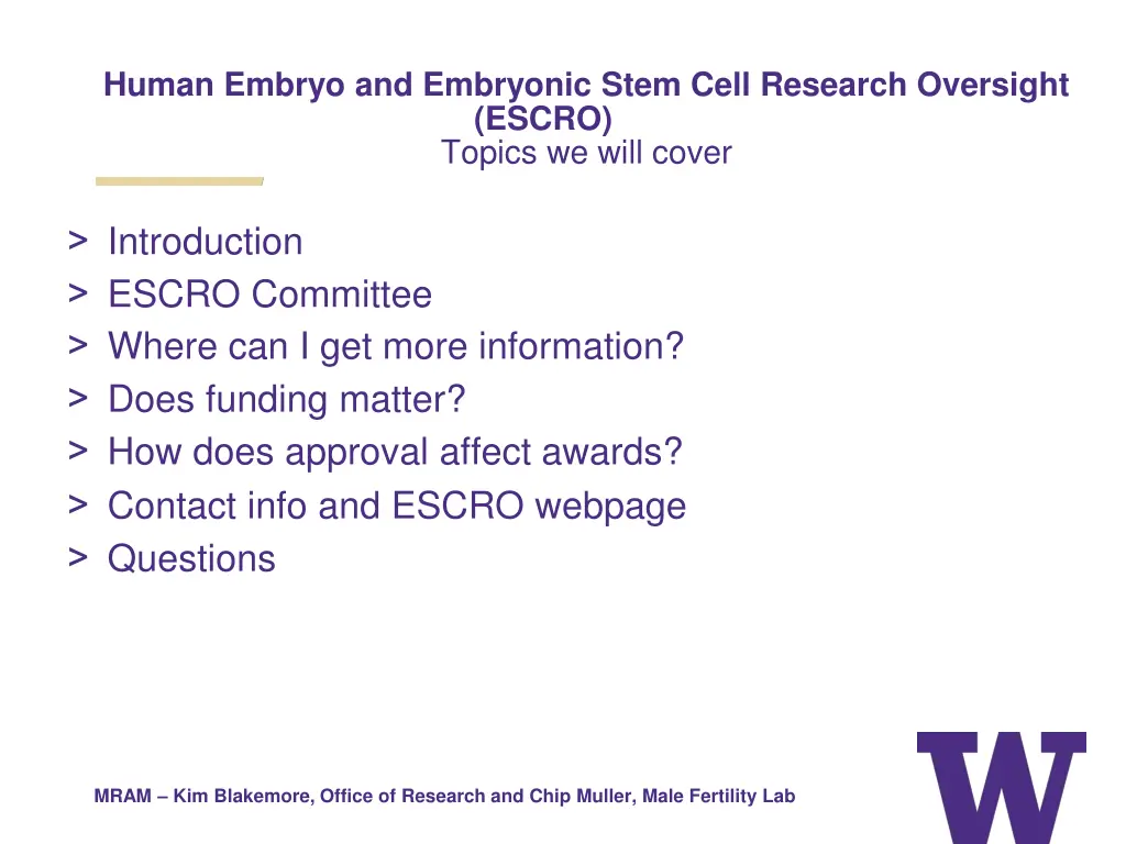 human embryo and embryonic stem cell research 1