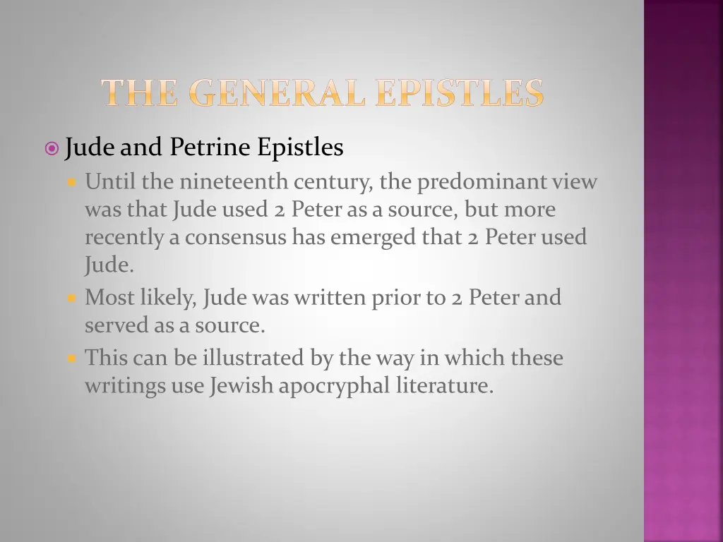 the general epistles 11
