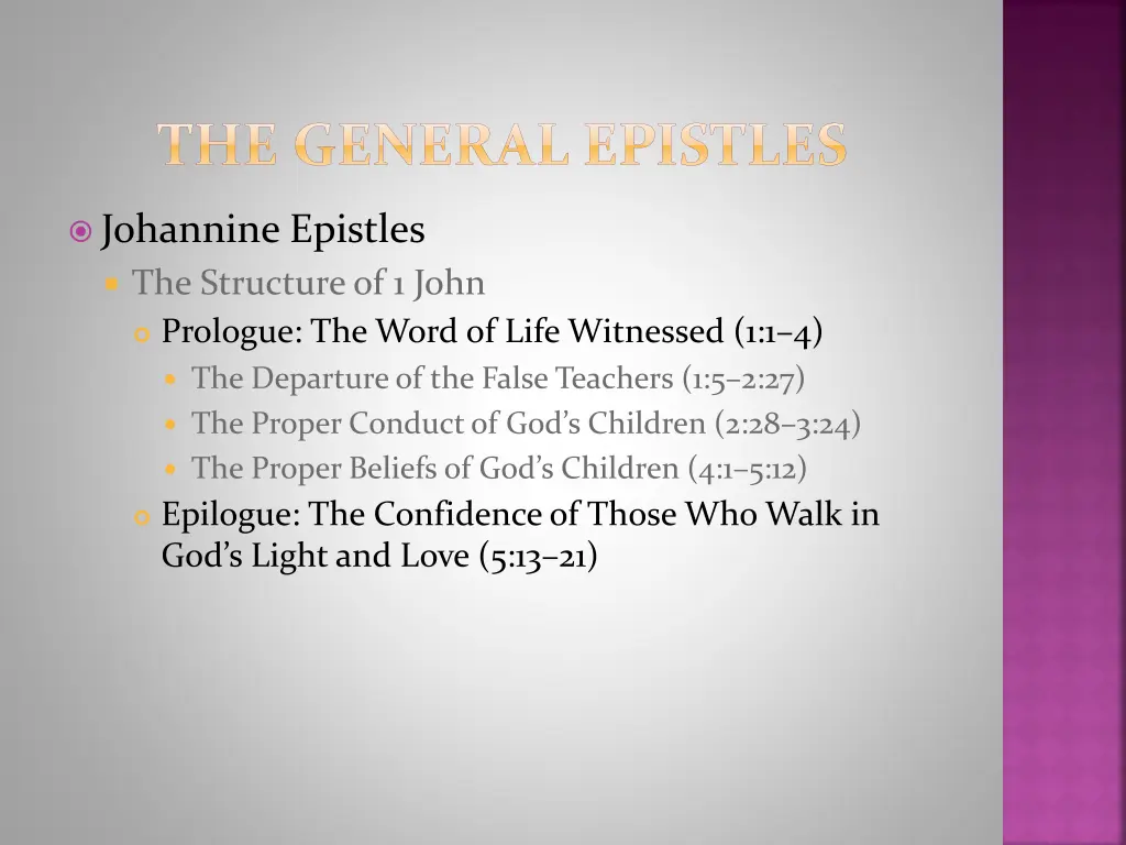 the general epistles 14