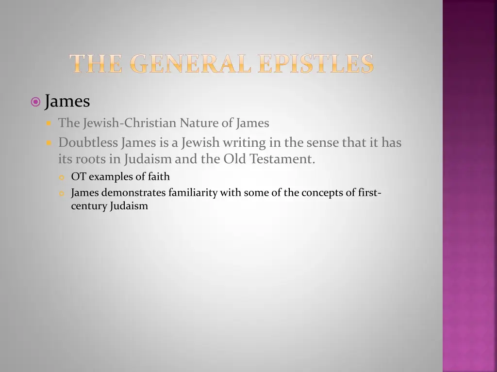 the general epistles 6