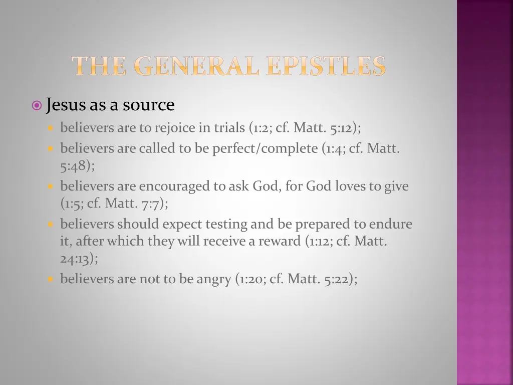 the general epistles 8