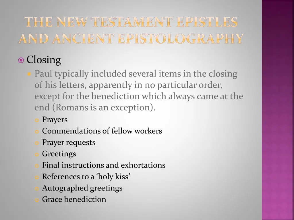 the new testament epistles and ancient 2