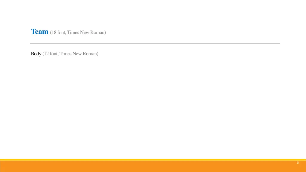 team 18 font times new roman