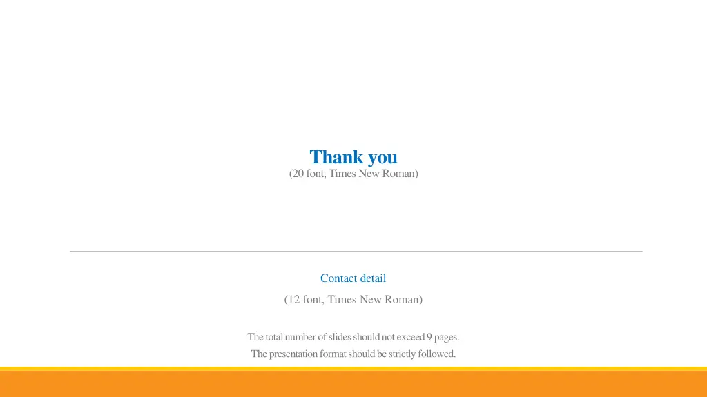 thank you 20 font times new roman